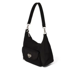 Coastal Flip Lock Half Moon Bag