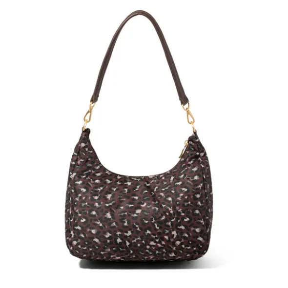 Coastal Flip Lock Half Moon Bag