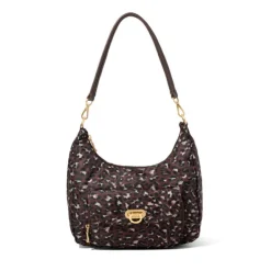 Coastal Flip Lock Half Moon Bag