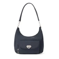 Coastal Flip Lock Half Moon Bag