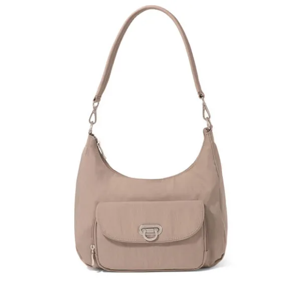 Coastal Flip Lock Half Moon Bag