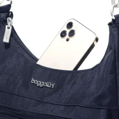 Modern Pocket Half Moon Bag