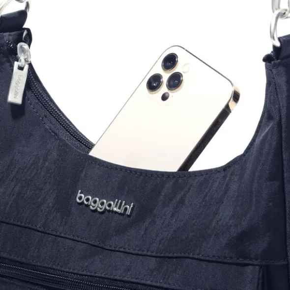 Modern Pocket Half Moon Bag