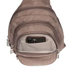 Securtex® Anti-Theft Multi Zip Sling Bag