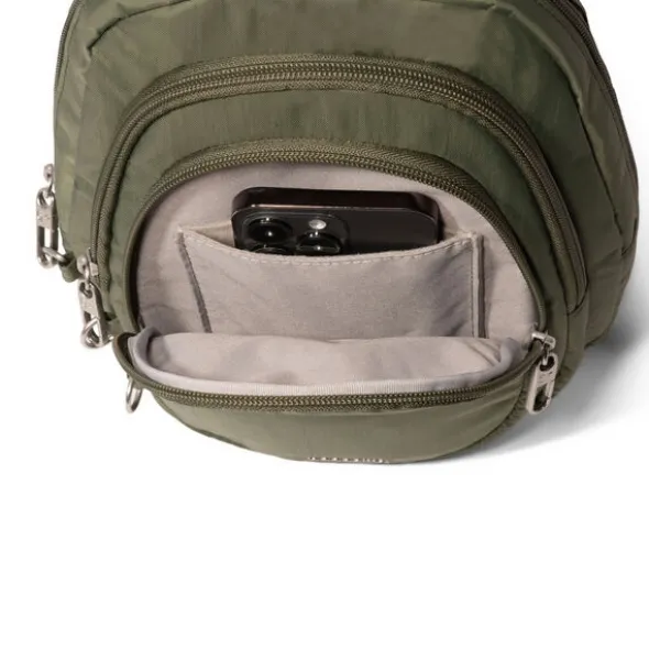 Securtex® Anti-Theft Multi Zip Sling Bag